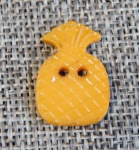 Antiker Vintage Bakelit Knopf Ananas ~ ca.: 7/8" #1002-A - Bild 1 von 4