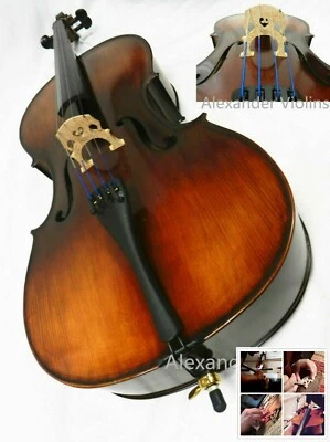 Violonchelos 100% hechos a mano tamaño 4/4-1/8, madera maciza, buena configuración + ¡¡Envío rápido!!! Foto 1 de 4