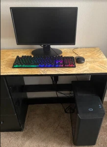 Budget Gaming PC w/ Monitor, Keyboard, & Mouse - Picture 1 of 4