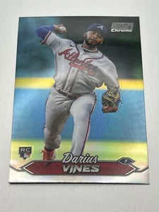 2024 Topps Stadium Club DARIUS VINES RC CHROME REFRACTOR #95 - Picture 1 of 2