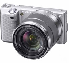 Sony Alpha NEX-5 14.2MP Digital Camera - Silver (Kit w/ 18-55mm Lens)