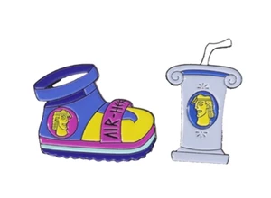 Disney Hercules  Enamel Pin Set of 2 Hat Backpack Badge Lapel - Picture 1 of 7