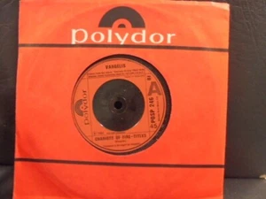 VANGELIS " CHARIOTS OF FIRE " Or. UK POLYDOR 7" EX+ COND.IN Or.SL. - Picture 1 of 2