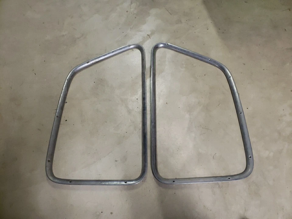 Juego #2 de molduras interiores de acero inoxidable para camioneta Chevy GMC 1947-1950 1949 Foto 1 de 4