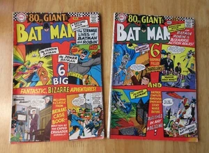 Lot of *2* BATMAN 80-Pg'rs! #182 (FN+), 193 (VG/FN) **Very Bright & Colorful!** - Picture 1 of 8