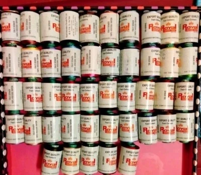 Royal Embroidery Thread 45 rolls!  150/2 Denier  - Image 1 of 4