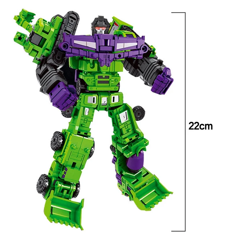 TRANSFORMERS DEVASTATOR 6 IN 1 ALTEZZA 22 CM ORIGINALE - Immagine 1 di 4