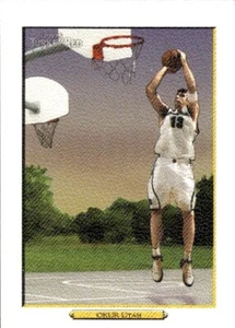 2006-07 Topps Turkey Red #101 Mehmet Okur White Utah Jazz Baseball - Picture 1 of 2