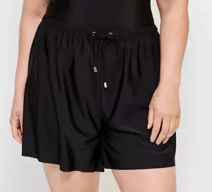 Ladies plus size 24 Black swim shorts Target NEW 4501 - Picture 1 of 7