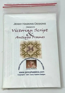 Embroidery Designs CD Jenny Haskins sceneggiatura vittoriana e cornici antiche 2001 - Foto 1 di 3