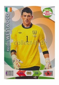 Panini Adrenalyn Road World Cup Brazil 109 - Keiren Westwood - Base Card