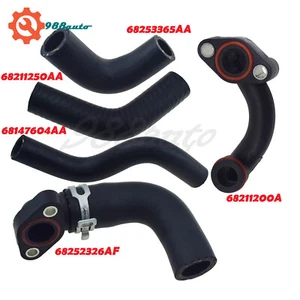 5PC Radiator Coolant Pipe Hose Kit For Jeep Grand Cherokee 68253365AA 68211200AC - Picture 1 of 10