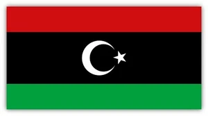 Calcomanía de pegatina patriótica bandera de Libia casco duro para computadora portátil pared coche - Imagen 1 de 1