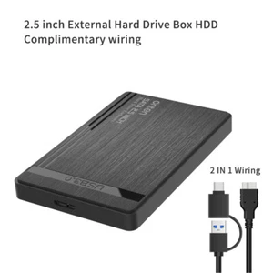 HDD Enclosure 2.5 inch External Hard Drive Box hard drive Station High Speed - Afbeelding 1 van 6