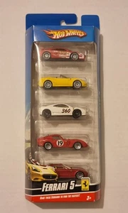 2012 Hot Wheels Ferrari 5 Pack 612, California,  355 Challenge, 360, 250 gto - Picture 1 of 4
