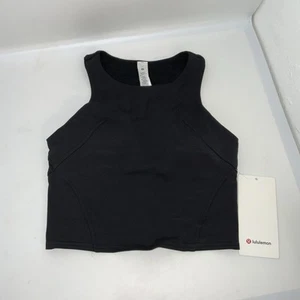 Lululemon Wunder Train Racerback Tank Top In Black Size US 4 UK 8 New With Tags - Picture 1 of 5