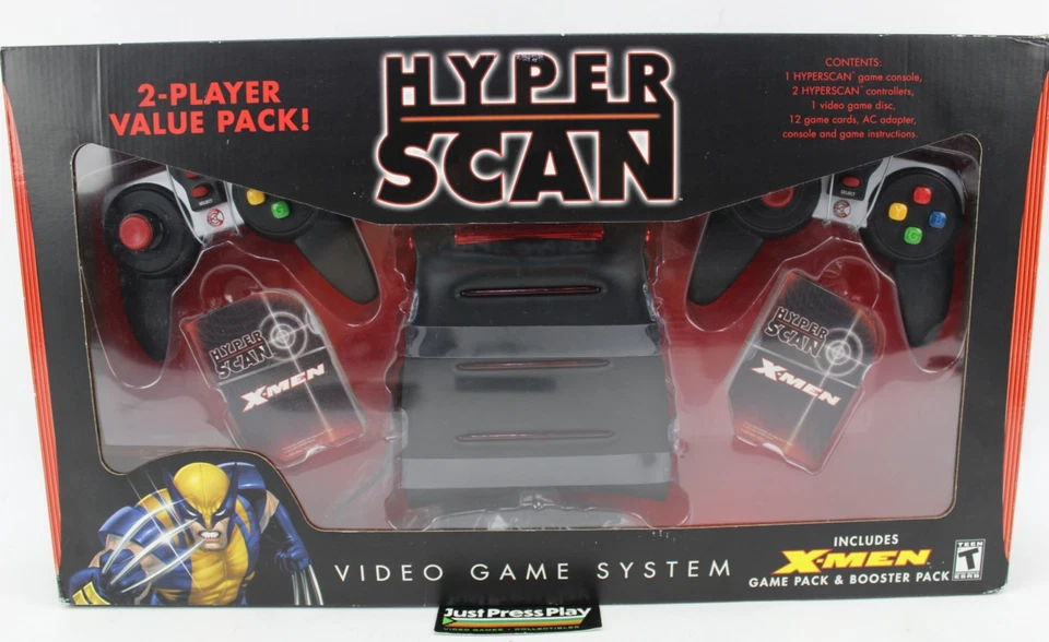 Hyperscan Video Game Console 2-Player Value Pack by Mattel New/