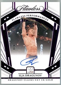 2024 Panini Flawless WWE Ilja Dragunov Flawless Performances Purple /8 Raw - Bild 1 von 2
