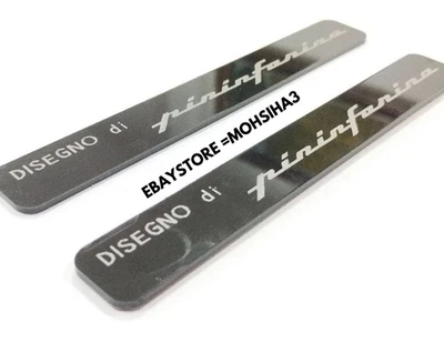Nuevo emblema Pininfarina 2 piezas metal alfa fiat maserati cupé ferrari f40 308 f50 Foto 1 de 4