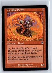 BLOODFIRE DWARF - Apocalypse – MTG Magic the Gathering Card - Common - Picture 1 of 6
