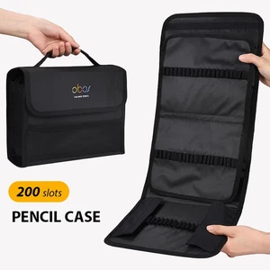 Estuche para lápices de colores 48/72/120/150/200 agujeros bolsa de almacenamiento de gran capacidad soporte Reino Unido - Imagen 1 de 19