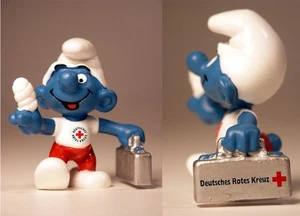 Deutsches Rotes Kreuz Sanitäter Schlumpf Smurf limitiert neu - Picture 1 of 1