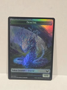 Fractal (3) Treasure (7) Double-sided Token Strixhaven: School of Mages Foil - Picture 1 of 2