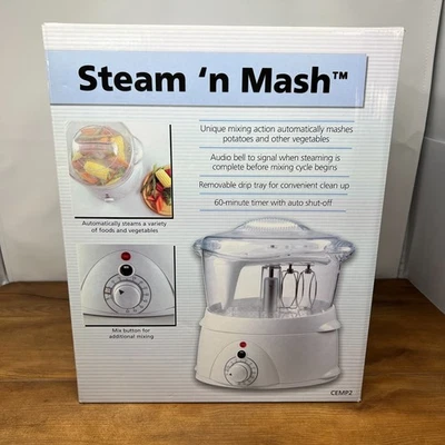Steam N Mash - New Open Box Easy Homemade Mashed Potatoes CEMP2 - Image 1 of 4