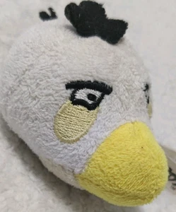 3" Angry Birds white plush Matilda Plush Finger Puppet 2011 Commonwealth Rovio - Picture 1 of 4