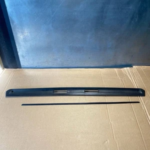 Mercedes-Benz W124 Sedan Pre-Facelift Trunk Lid Molding Black Set 1247500093 - Picture 1 of 23