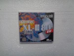 CD-RW Audio MAXELL XL-II Music 80 - CD RW 80min Neuf - Zdjęcie 1 z 3