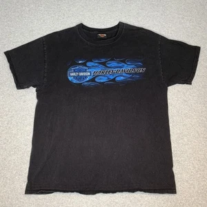 Harley Davidson Motor Cycles T-Shirt Men’s Size Large Black Timeless Legends - Picture 1 of 9