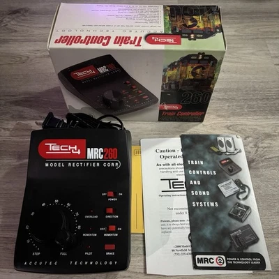 TECH 4 MRC 260 Model Train Controller Accutec Technology Turns On - Image 1 of 4