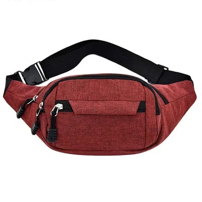Riñonera deportiva 2025 para hombre moda teléfono mujer bolso de pecho unisex bolso de cintura para mujer Foto 1 de 4
