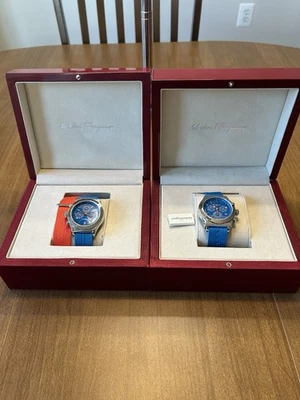 ¡Necesito baterías nuevas! Reloj suizo Two Salvatore Ferragamo - 42 mm acero inoxidable Foto 1 de 4