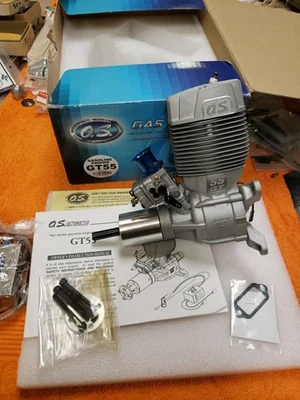 Motor OS - OS GT 55 - Motor de controle remoto a gás - GT55 cc - Novo na caixa - Peça nº 38000 - Imagem 1 de 4