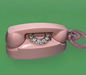 Crosley CR59 Pink Princess Desk Push Button touch tone Working Phone VTG Style - Zdjęcie 1 z 10