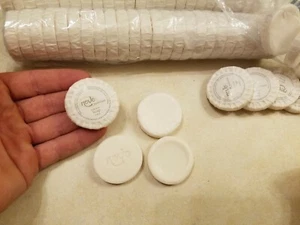 500 Mini Novo .42oz Pucks Hotel Motel Individually Wrapped Basic Soap Bars Bulk - Picture 1 of 12