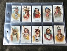 1888 N2 Allen & Ginter American Indian Chiefs Complete Set Reprint  NEAR MINT