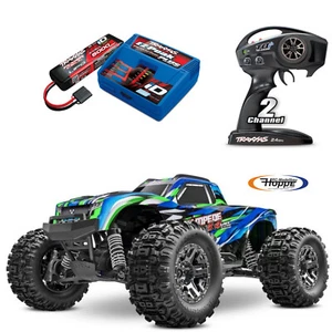 Traxxas Stampede 4x4 Vxl Green Rtr + 1x 3S 5000 MAH Battery And 4A Id Charger - Picture 1 of 8