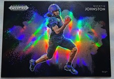 2023 Prizm Draft Picks Black Color Blast Quentin Johnston Rookie RC Chargers 