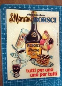 SAN MARZANO BORSCI AUFKLEBER VINTAGE NEU ORIGINAL - Bild 1 von 2
