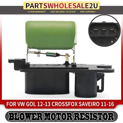 Resistencia del motor del soplador de calefacción para Volkswagen CrossFox 2011-2016 Gol 12-13 Saveiro Foto 1 de 4