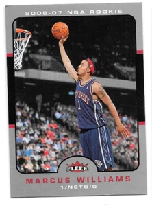 2006-07 Fleer Basketball Wal-Mart Rookie Exclusive #216 Marcus Williams RC - Picture 1 of 2