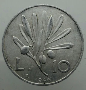 10 LIRE ULIVO 1946 BB PERIZIATA LUPO - Foto 1 di 2