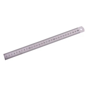 METAL RULER Stainless Steel Straight Edge Drawing Cutting Non Skid BaR1 - Picture 1 of 12