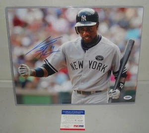 Curtis Granderson signed New York Yankees 11 x 14 - PSA/DNA -2016 Clemente Award - Picture 1 of 1