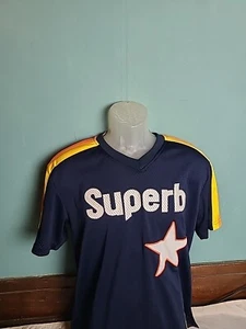 Black Pike Jersey Collection Men's Size Small S Supurb Houston Astros Classic - Picture 1 of 9