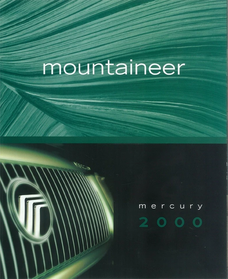 Mercury Mountaineer 2000 pieza de literatura de ventas folleto opciones de publicidad Foto 1 de 1