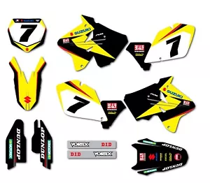 Custom Graphics Kit to Fit Suzuki RM 250 2001 - 2016 Crystal Style decal kit - Bild 1 von 3